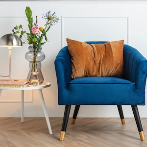 Geribbelde fluwelen kussenhoes – katoen, 60 × 40 cm