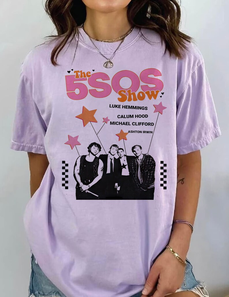 Band Music 5SOS 2024 Concert, 5SOS Graphic Shirt,5 Seconds of Summer ...