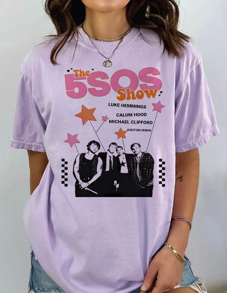Band Music 5SOS 2024 Concert, 5SOS Graphic Shirt,5 Seconds of Summer