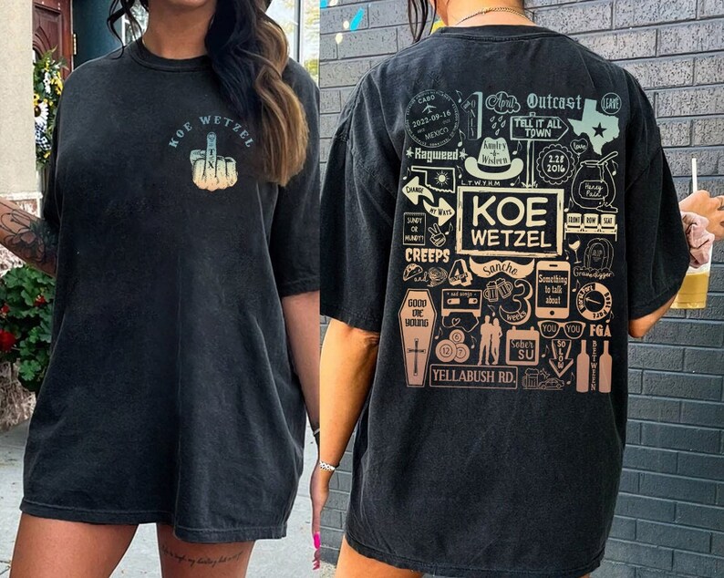 Koe Music Shirt Shirt Wetzel Tour 2023 Shirt Wetzel Country Etsy