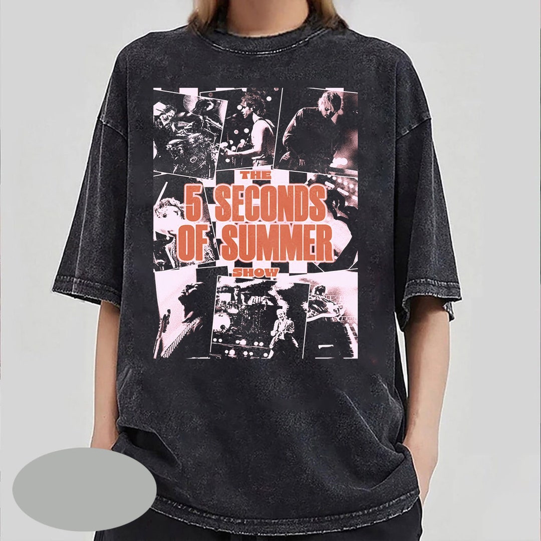 Comfort Color 5sos Tour 2024 Shirt, 5sos Graphic Shirt, 5 Seconds of
