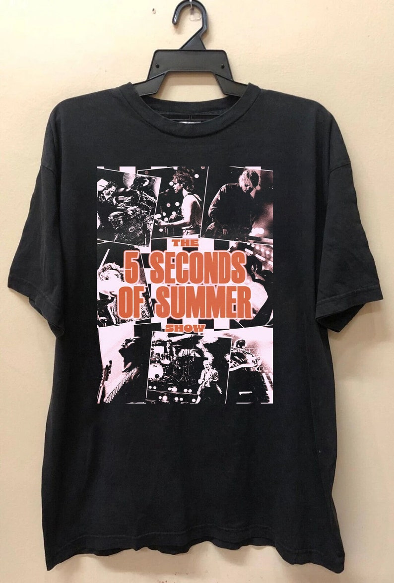 Comfort Color 5sos Tour 2024 Shirt, 5sos Graphic Shirt, 5 Seconds of
