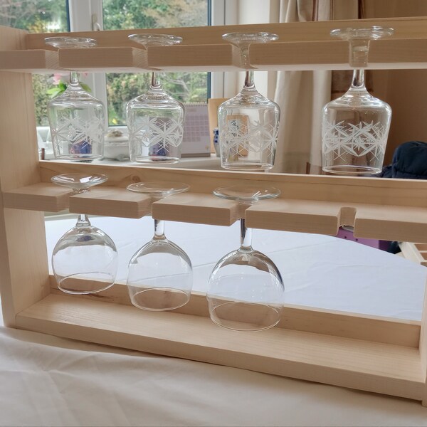 Wine Glass Rack Etsy UK