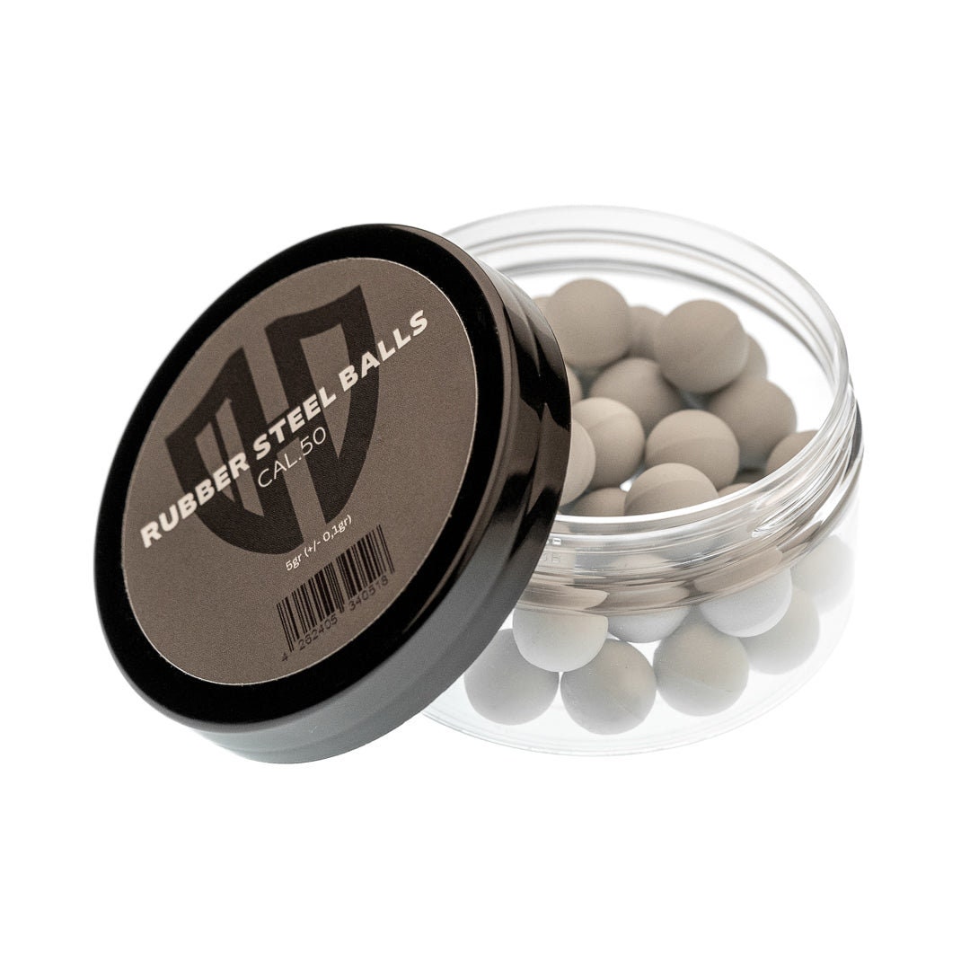 50 X Rubber Steel Balls 5g Extrem Hart Hdr50 Hdp50 Etsy