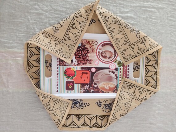 Cream Cotton Dinner Napkins: Handmade Linen Cloth Napkin, Party Wedding Decor