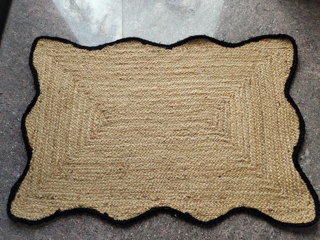 Handmade Jute Vintage Cotton Rug for Entry Way Home Décor Kalin Yoga ...