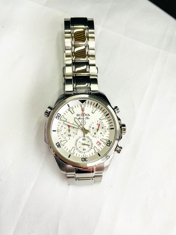 Ocean Star Chronograph Men's 3-Eye Watch Diameter 