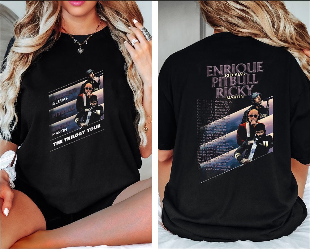 Enrique Iglesias World Tour 2023 Merch, Vintage Album The Trilogy