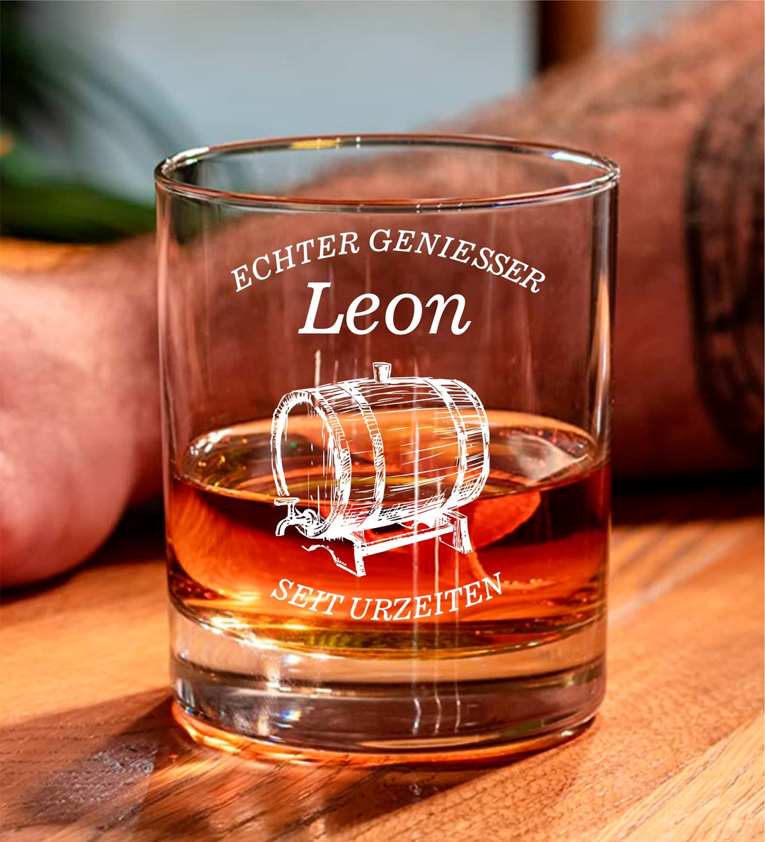 Personalized Whiskey Glass Etsy