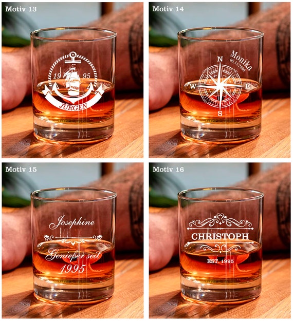 Verre Whisky personnalisé gravé à 7,00 €