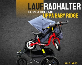 Laufradhalter für Uppa Baby Ridge Kinderwagen•kompatibel mit Uppa Baby•Adapter•Aufhängung•Geschenk für Eltern•Puky•Woom•Roller•für Sie