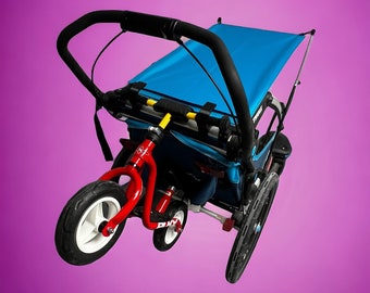 Universeller Laufradhalter für Thule Chariot / Adapter / Kinderwagen / Puky / Laufradbefestigung / Fahrradanhänger