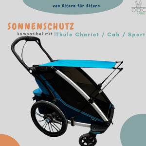 Sun protection • Sun protect • Buggy • Stroller • Baby sun protection • Trailer • Bicycle trailer • Compatible with Thule Cariot • Thule Sport