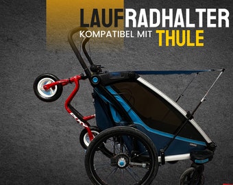 Halter für Thule Sport•Cross•Cab•Laufrad • Adapter •Kinderwagen•Taschenhalter•Befestigung• Chariot•Cross•Woom•Puky•Roller•Universalhalter