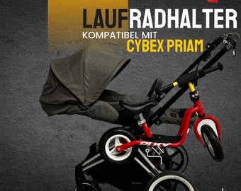 Laufradhalter für Cybex Priam Kinderwagen•kompatibel mit Cybex Priam •Adapter•Aufhängung•Geschenk Eltern•Puky•Woom•Roller•für Sie•Momlife