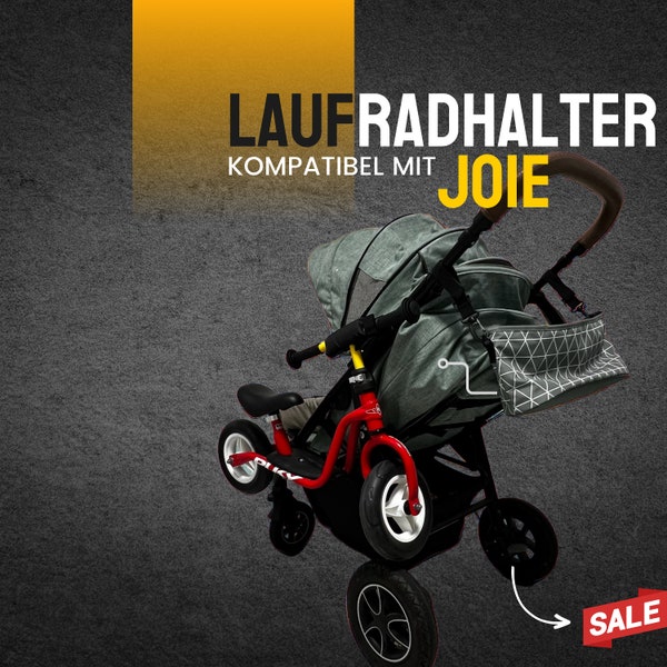 Laufradbefestigung für Joie•Laufrad Halterung•Dreirad •Laufrad •Fahrrad •Mytrax•Litetrax•Versatrax•Joie•Roller•praktisch•Lifehack•Geschenk