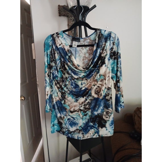 Brittany Black Women's Blouse - Size XL - Holiday… - image 1