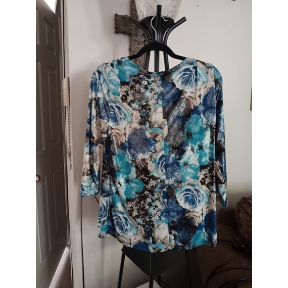 Brittany Black Women's Blouse - Size XL - Holiday… - image 4