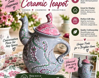 Whimsical Dancing Teapot - Mayco 2013