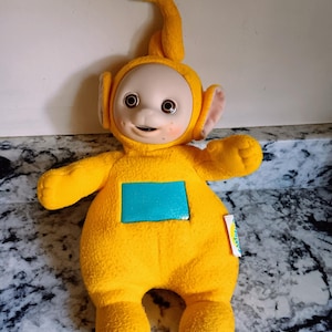 Vintage Teletubbies Stuffed Animal - Laa Laa - Teletubbies Stuffed Animals Plushes - Yellow  Laa Laa Teletubbie