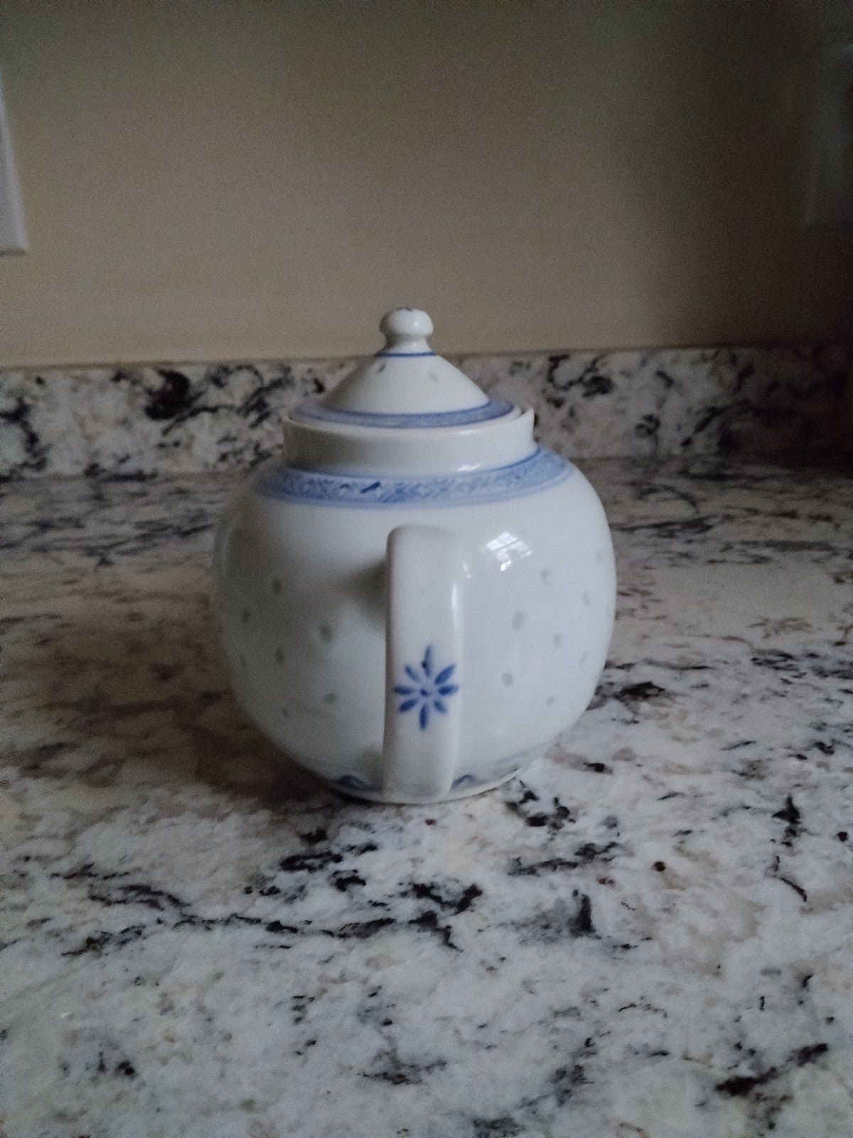 Vintage TIENSHAN Rice Grain Teapot and Lid Tea Accessories Chinese