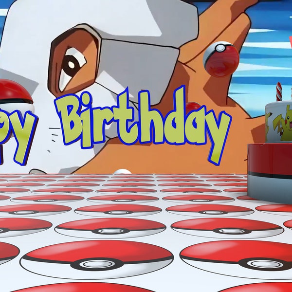 3D Happy Birthday Poke'Display