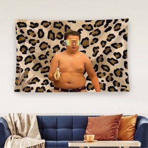 Funny Tapestry College, Custom Tapestry Wall Decor, Gibby Tapestry, Tapestry Funny , Cool Tapestry, Gibby Tapestry Funny Tapestries Meme