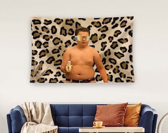 Tapisserie drôle universitaire, décoration murale tapisserie personnalisée, tapisserie de Gibby, tapisserie drôle, tapisserie cool, tapisserie de Gibby Funny Tapestries Meme