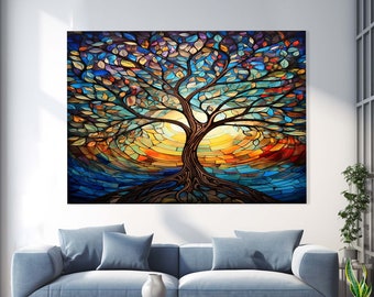 Tempered Glass Wall Art, Life Three Wall Art Office Wall Decor, Luxury Wall Decor, Modern Wall Decor, Personalized Glass, Tempered Glass Art
