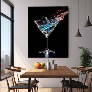 Tempered Glass Wall Art, Office Wall Decor, Luxury Wall Decor, Modern Wall Decor, Wall Decor Over The Bed