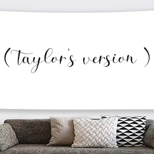 Taylor Tapestry, Taylors Version, Minimalist Tapestry,Fan Supporter Tapestry,Minimalist Tapestry,Tapestry For Living Room,Girl Room Tapestry