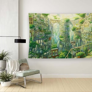 Green Tapestry, Art Hand Woven, Home Living Room, Bedroom Decoration, Tapestry, Aesthetic Tapestry,Abstract Wall, Tapestry Art, Abstract