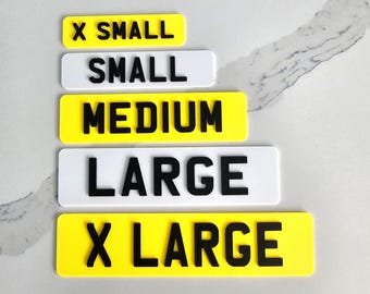 Ride on Car License Plate, Kids number plate, Toddler Gift, Personalised plate, 4th Birthday gift, New car gift, mini racer, Custom Ride On