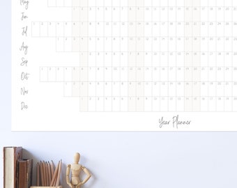 2024 Wall Calendar Large, Year to View 2024, Giant Year Planner, 2024 Calendar, Wall Calendar for Mom, Wall Planner for Work