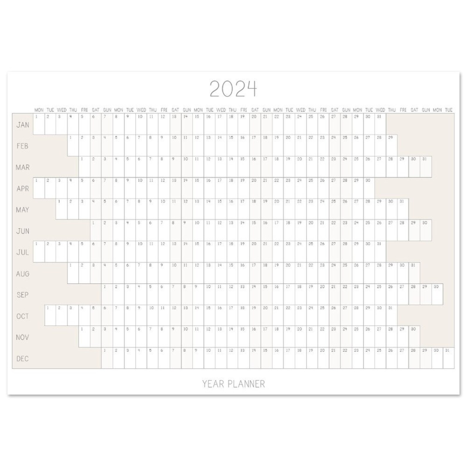 2025 Wall Planner, Large Calendar 2025 Year Planner, Year at a Glance