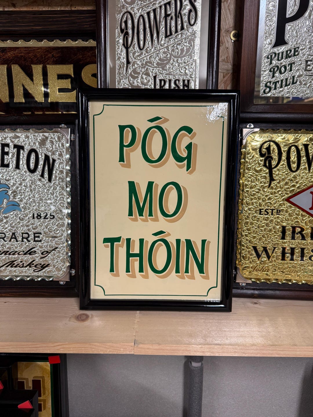 Pog Mos Pog Mo Thoin, Hand Lettered Wooden Sign - Etsy