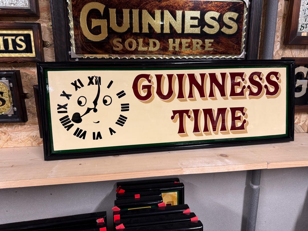 Hand Lettered Guinness Sign. - Etsy