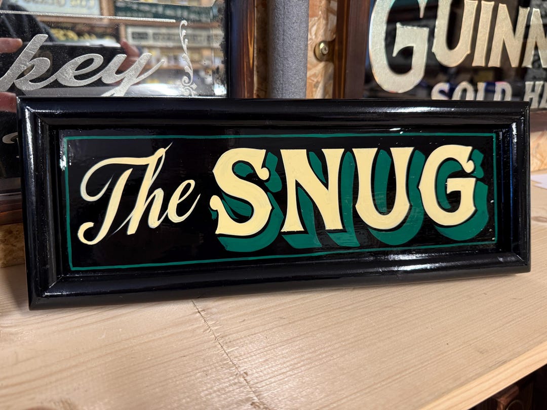 The Sung , Hand Lettered Wooden Sign. - Etsy