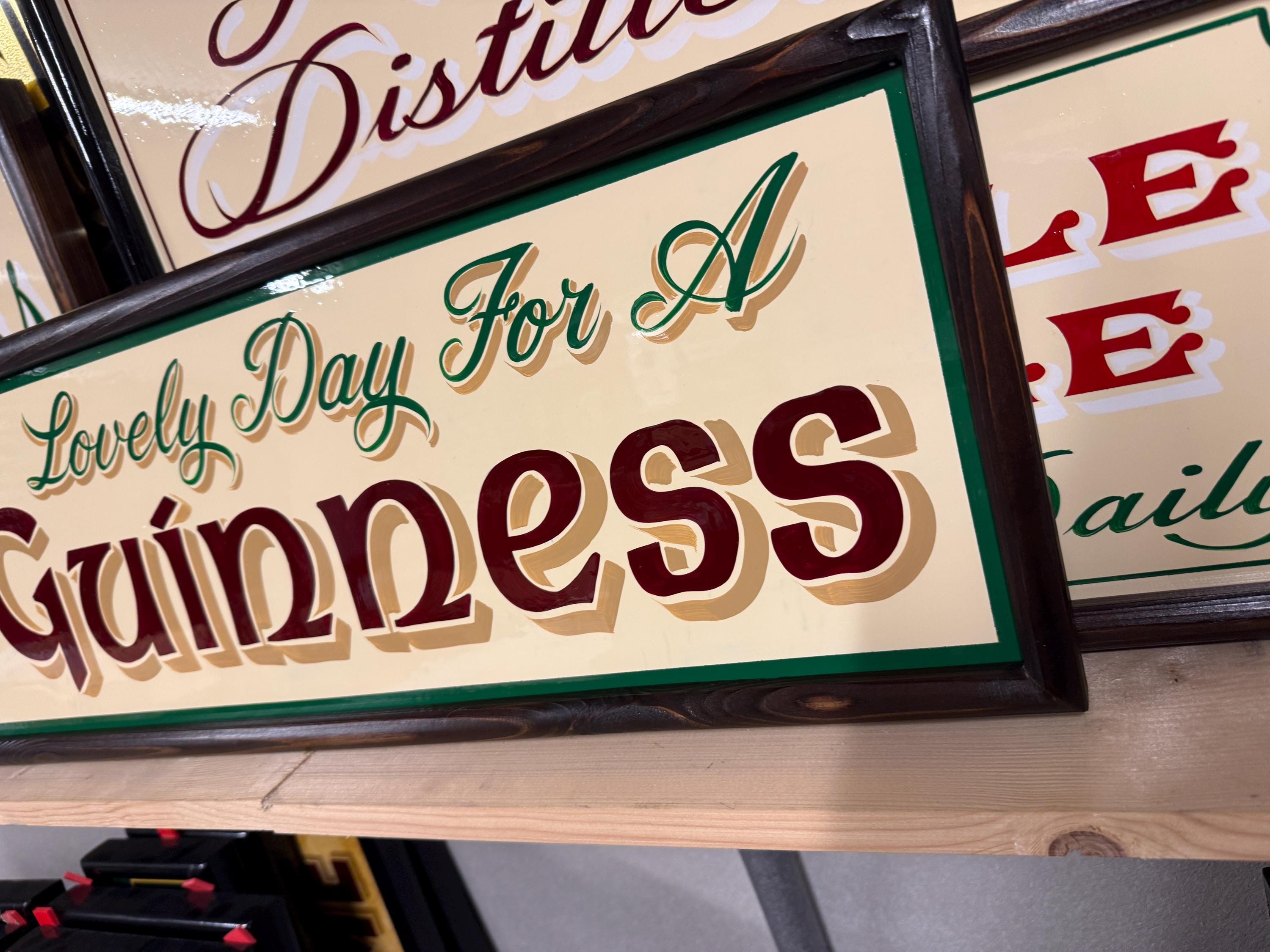 Vintage Style Hand Lettered Wooden Sign. - Etsy UK