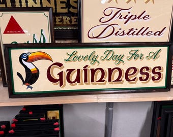 Vintage style hand lettered wooden sign.