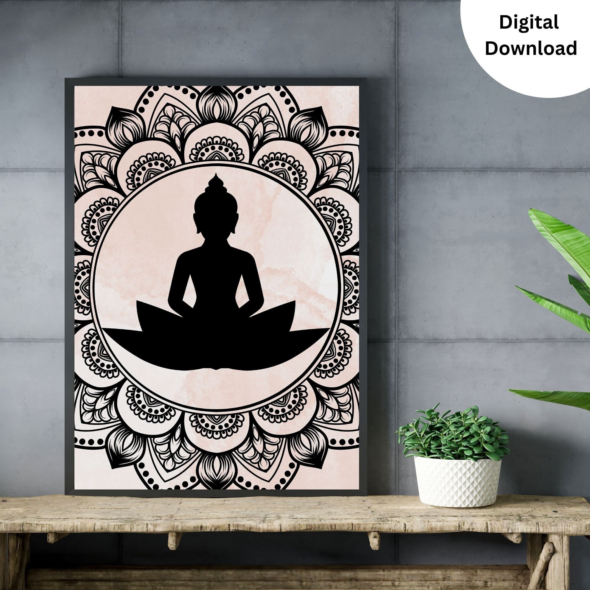 Wall Art Digital Download Yoga - Etsy