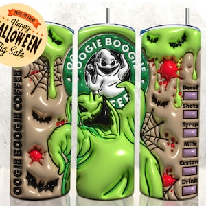 BUNDLE, Tumbler Wrap, PURPLE, 3D Inflated, 20oz Skinny Tumbler, Inflated, Spooky, Halloween, Horror, Coffee, Sublimation, Design, Png