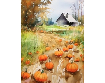 Pumpkins For Sale Unframed Print Wall Art Pumpkins For Sale Unframed Print Wall Art