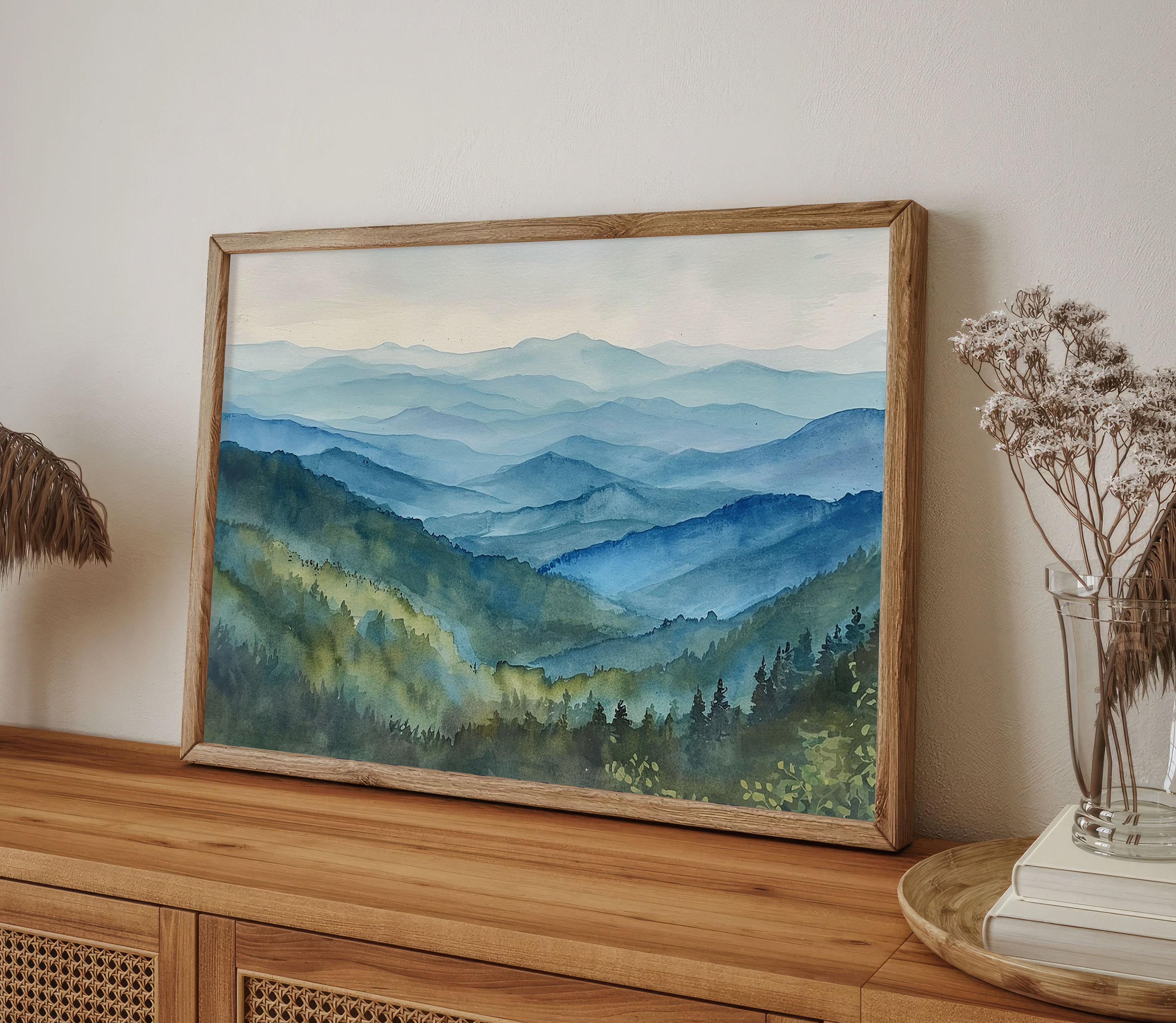 ブルーリッジ山脈の絵画、ブルーリッジ・パークウェイの水彩画