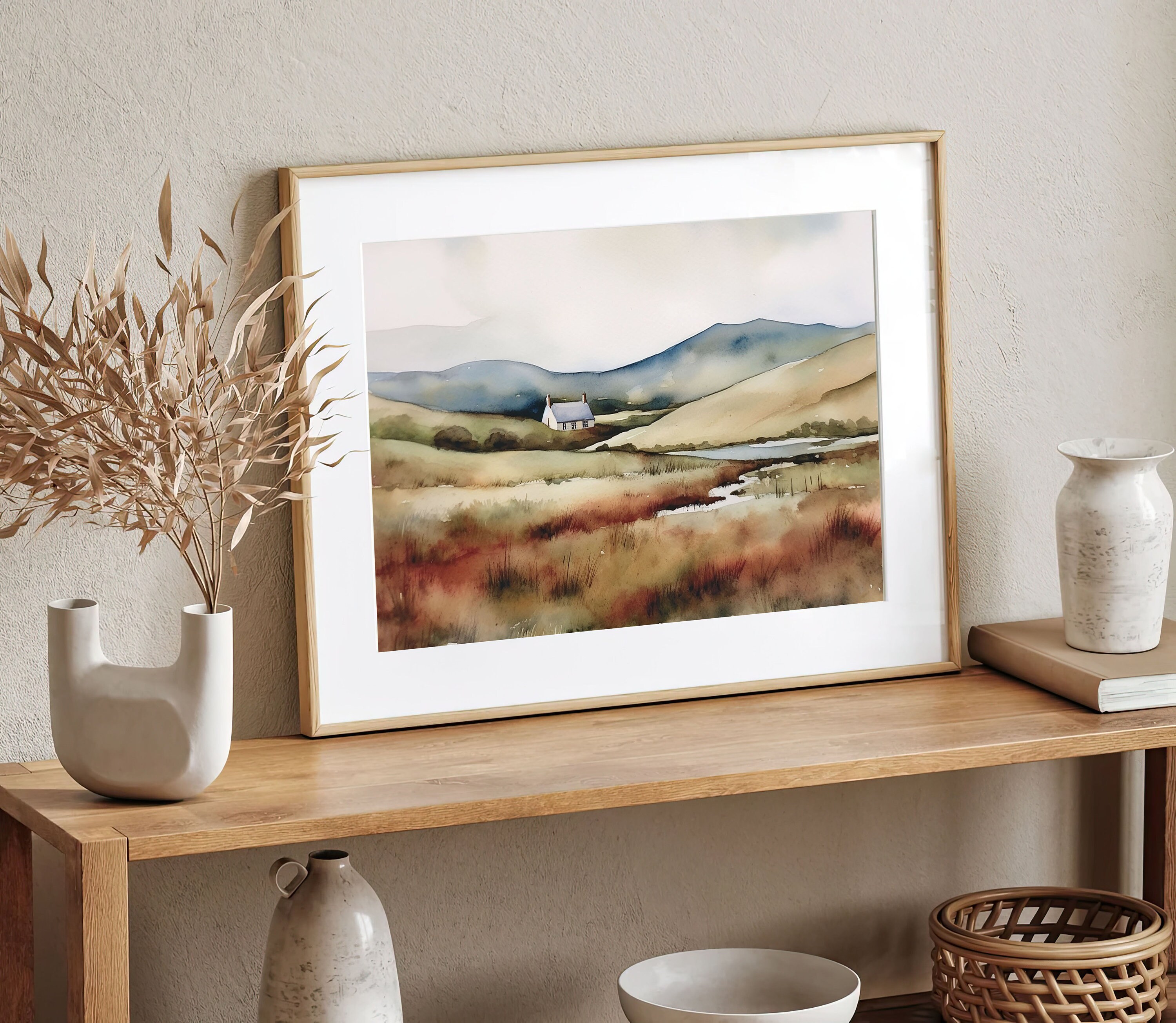 Killarney Painting National Park Watercolor Art Print Ireland Landscape ...