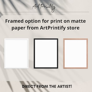 Framed Poster Options For Any SINGLE Print from the Shop