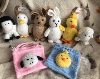 Easter Toys and Goody Bags Knitting Pattern