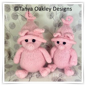 Pig Gonk Gnome knitting pattern