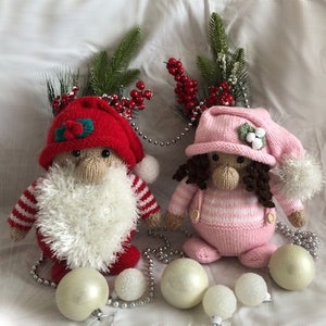 Christmas Woodland Gonk Gnome Knitting Pattern