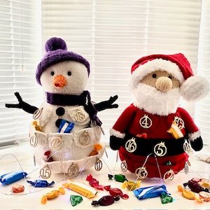 Christmas Décor Advent Calendars 2 in 1 knitting pattern